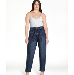 Women's Time and Tru Paperbag Jeans